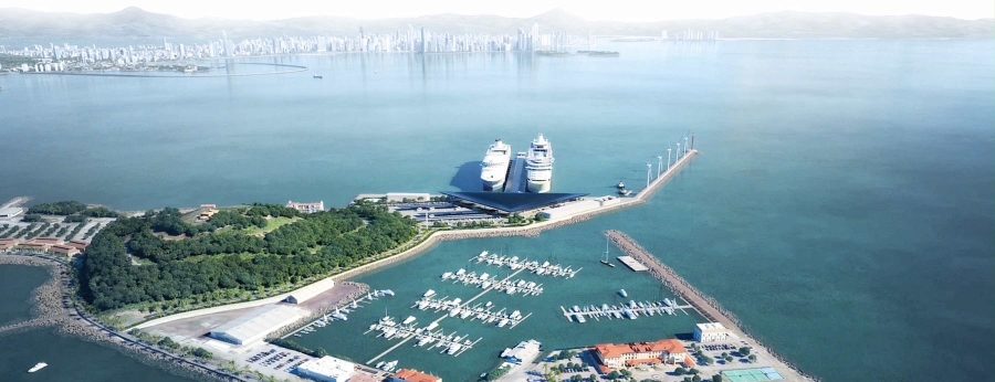 El lanzamiento del nuevo terminal de cruceros de Panamá