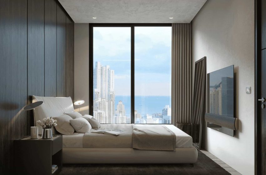 master bedroom at The Panoramic