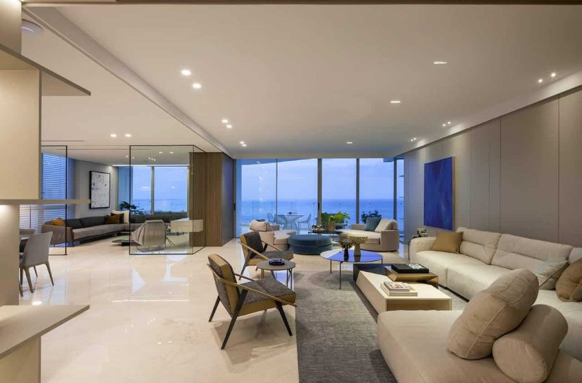 Modern Apartment's drawing room In Punta Pacifica
